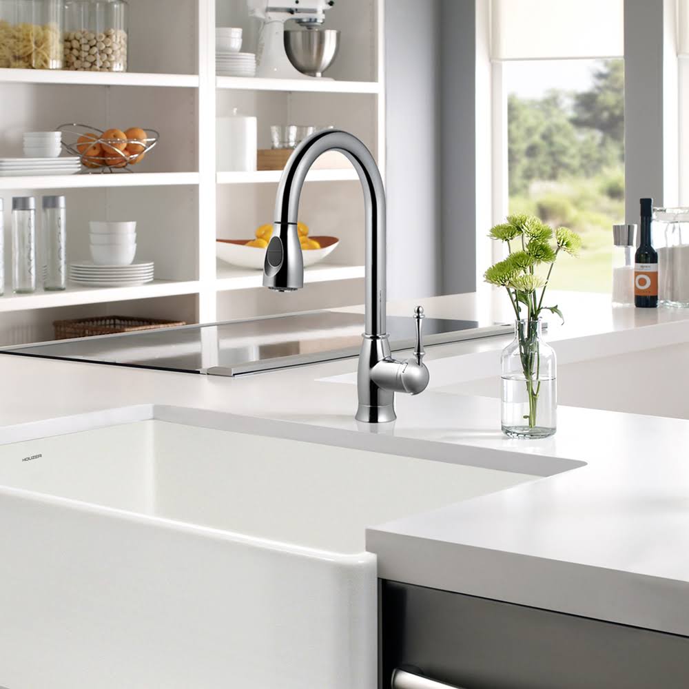 Polished Chrome Pull Down Kitchen Faucet I521200