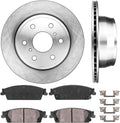 345 mm 6 Lug Brake Rotors + Ceramic Brake Pads + Hardware L853958