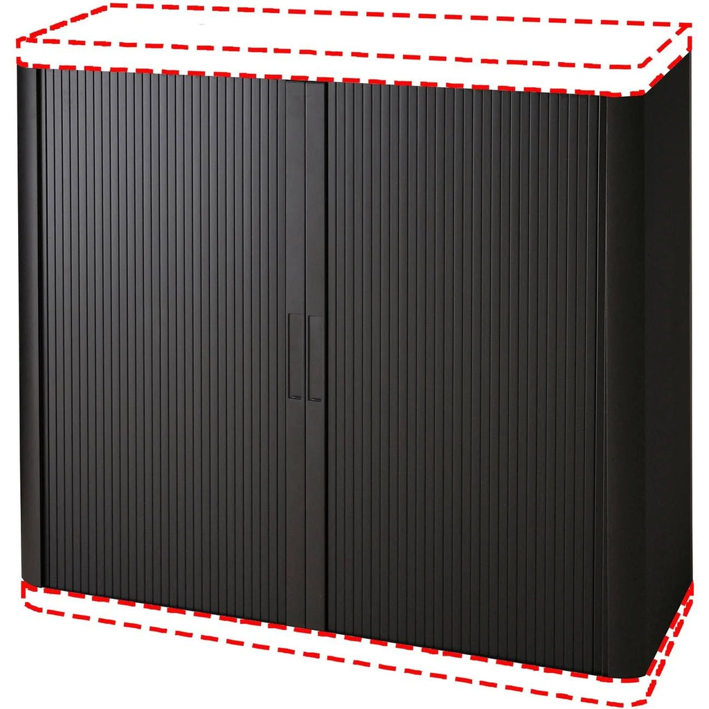 Black Storage Cabinet Door Kit S153