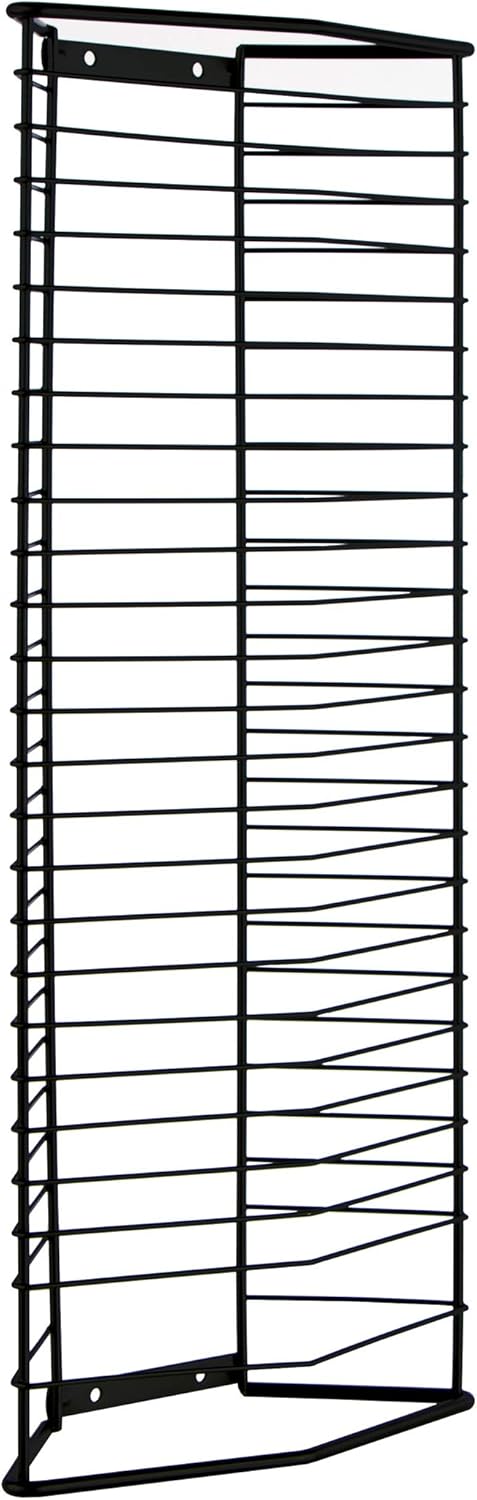 Matte Black Steel CD Tower G711991