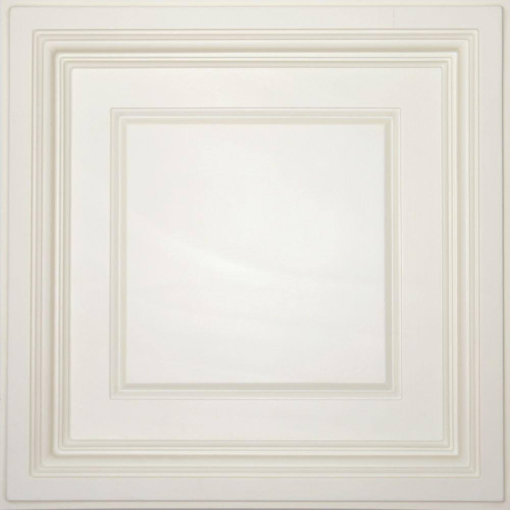 Brown 2 ft. x 2 ft. Lay-In Coffered Ceiling Panel Case of 6 G4332