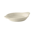 11 oz. Eggshell Round China Egg Dish - 12/Case F3922