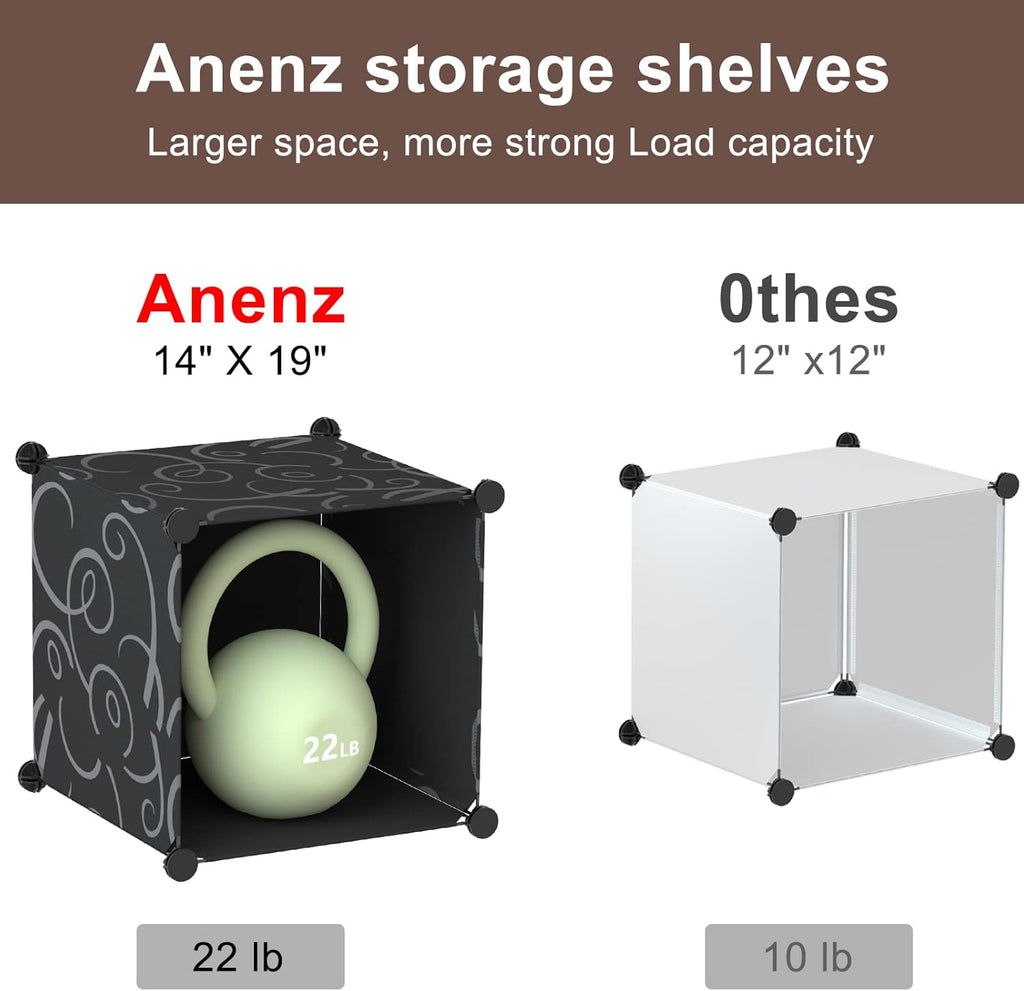 Portable Closet 12 Cube Storage Organizer Cabinet U629