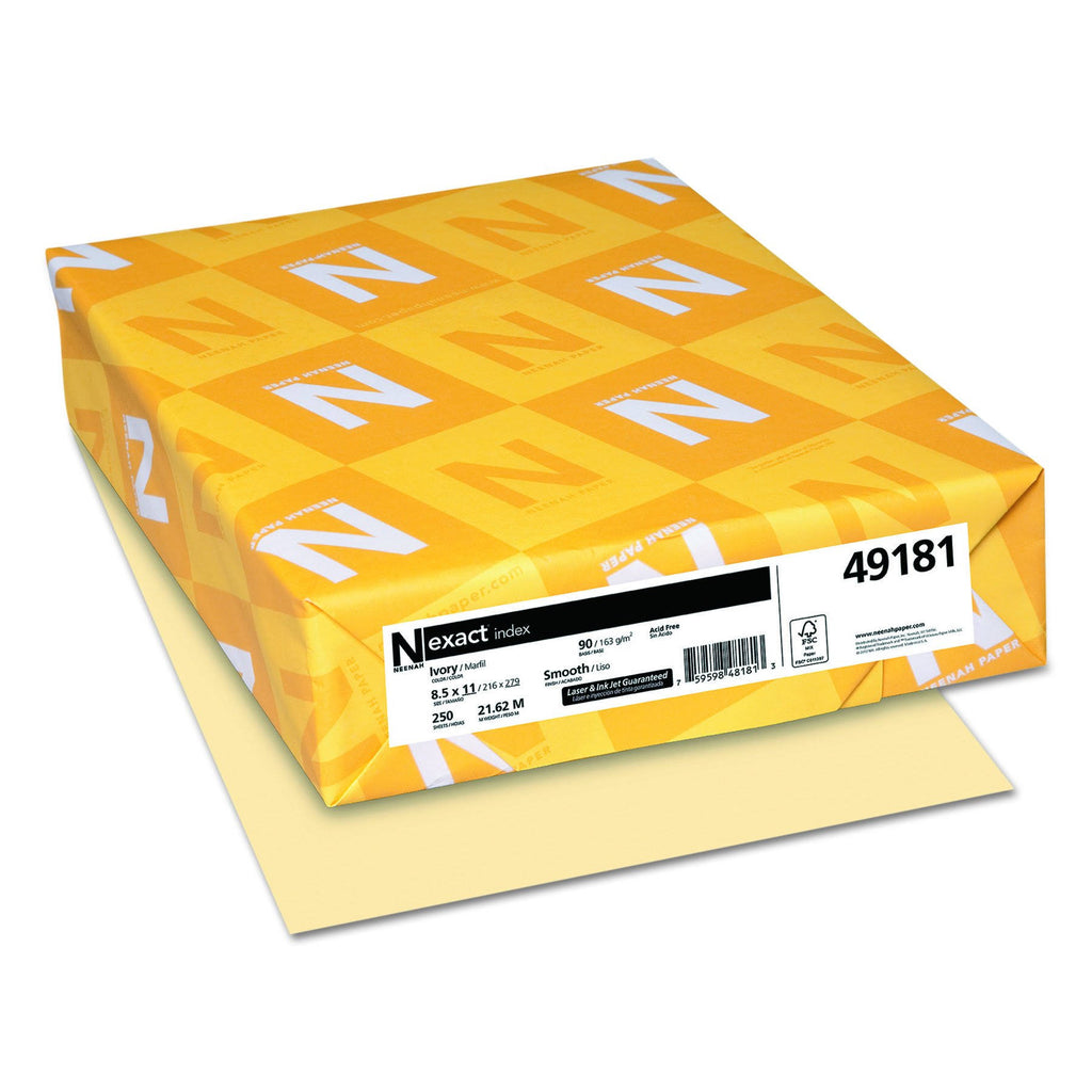 Ivory 8.5 in x 11 in 250 Sheet Card Stock Q9391