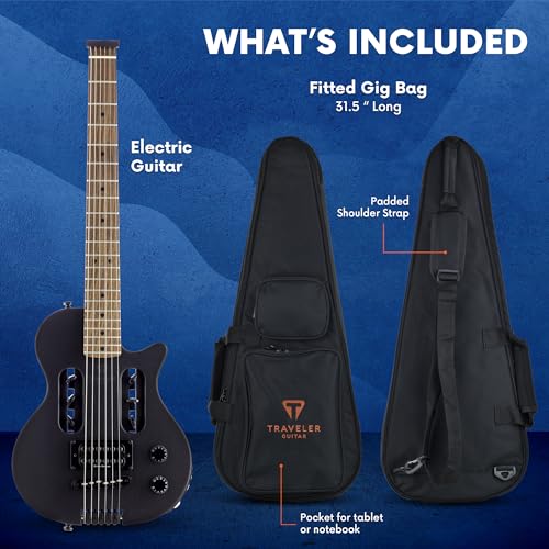 Black Matte Solid-Body Electric Guitar Q72616