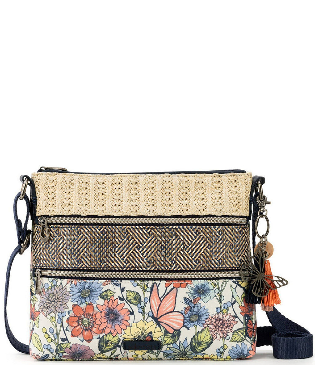 Double Zip Crossbody Bag T130