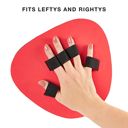 Pancake Baseball Practice Mitts - EVA Foam Infield Fielding Training Coaching Equipment - Ambidextrous, One Size Accessories - Thick, Flat Glove Substitute Y843650