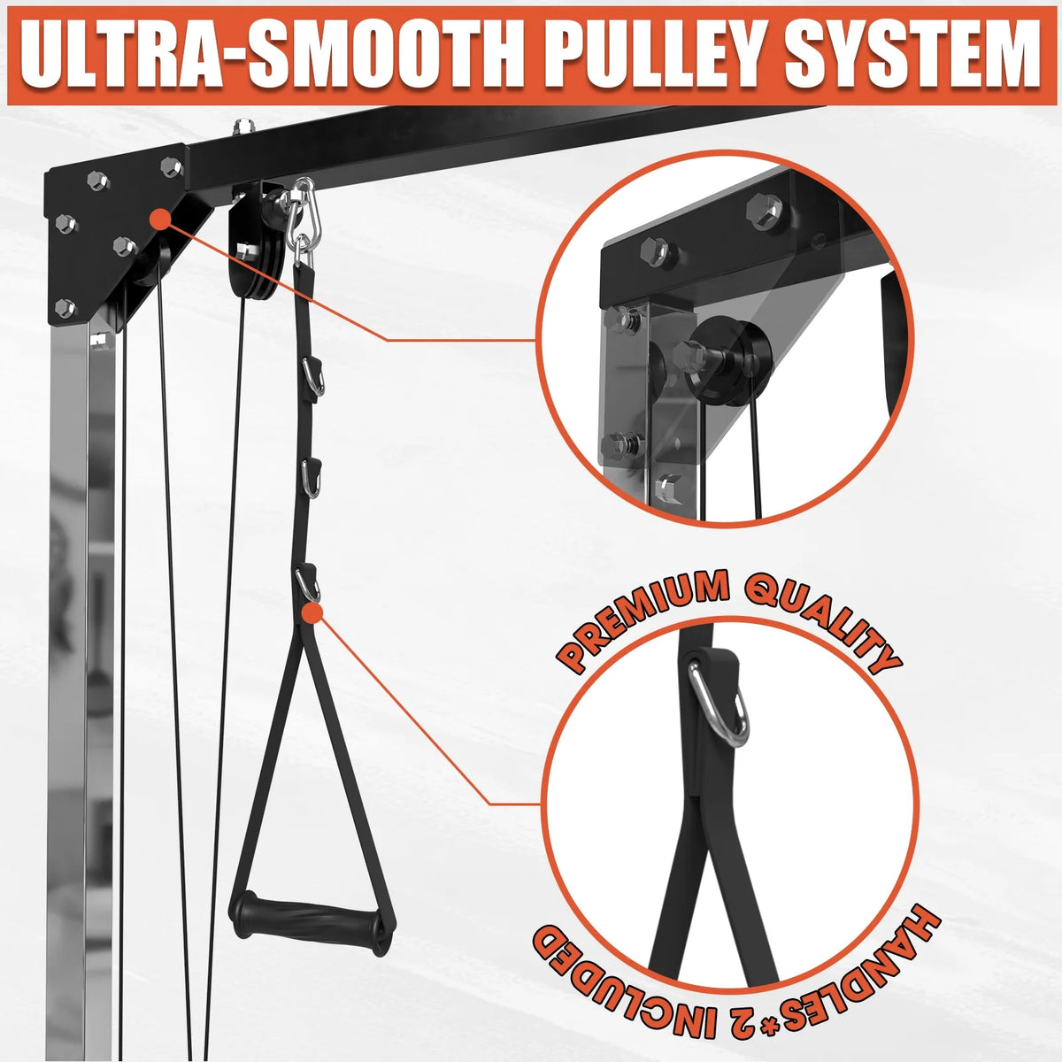 400lbs Plate Loaded Dual Pulley Cable Machine F23638