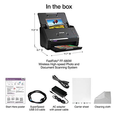 Wireless High-Speed Photo and Document Scanner Q797