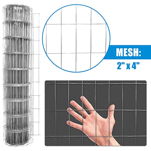 14 Gauge Galvanized Welded Wire Mesh 2 inch by 4 inch R578