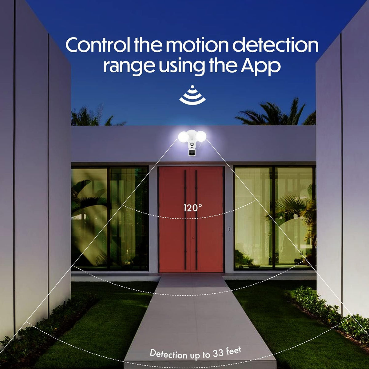 3-in-1 Wired Smart Floodlight, Charger and Mount with Motion Sensor and Timer Control X89300