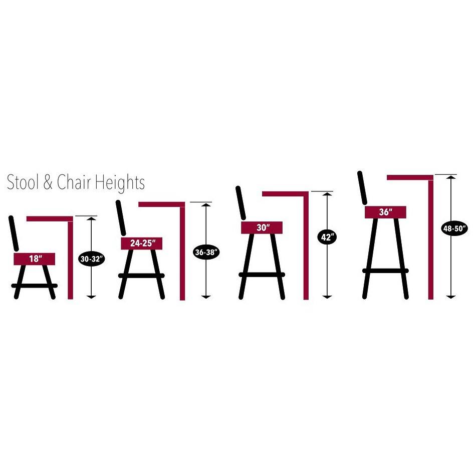 Black 30 inch Bar Stool X557