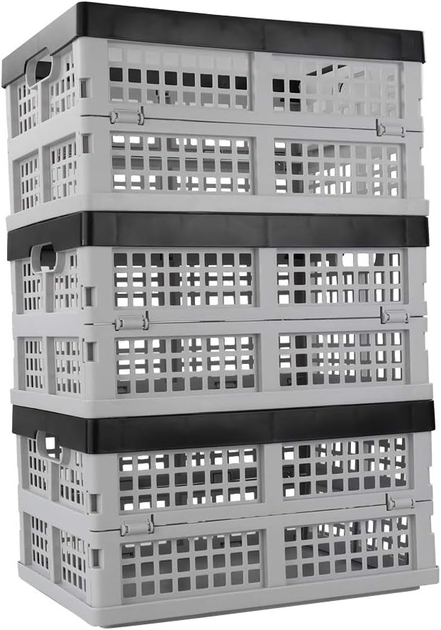 16 L Plastic Collapsible Storage Crate V73138