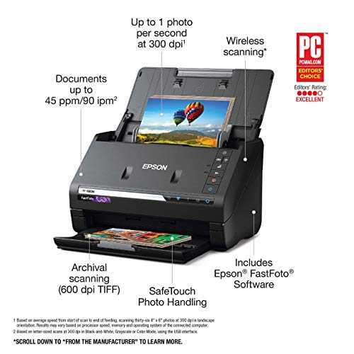 Wireless High-Speed Photo and Document Scanner Q797