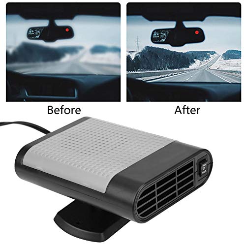 12V Car Portable Electric Window Defroster (Grey) T360