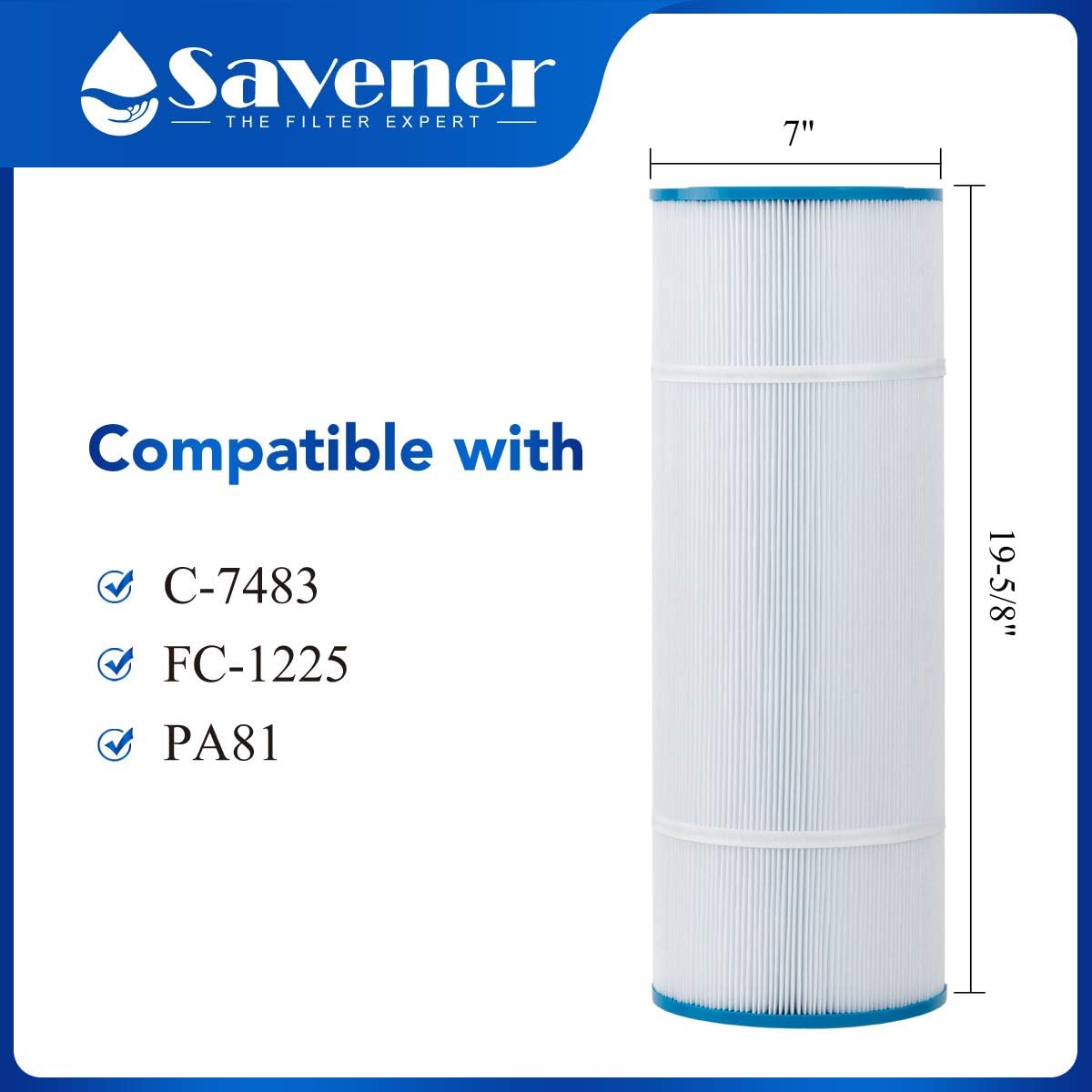 4 Pack Swimming Pool Filter Cartridge W988