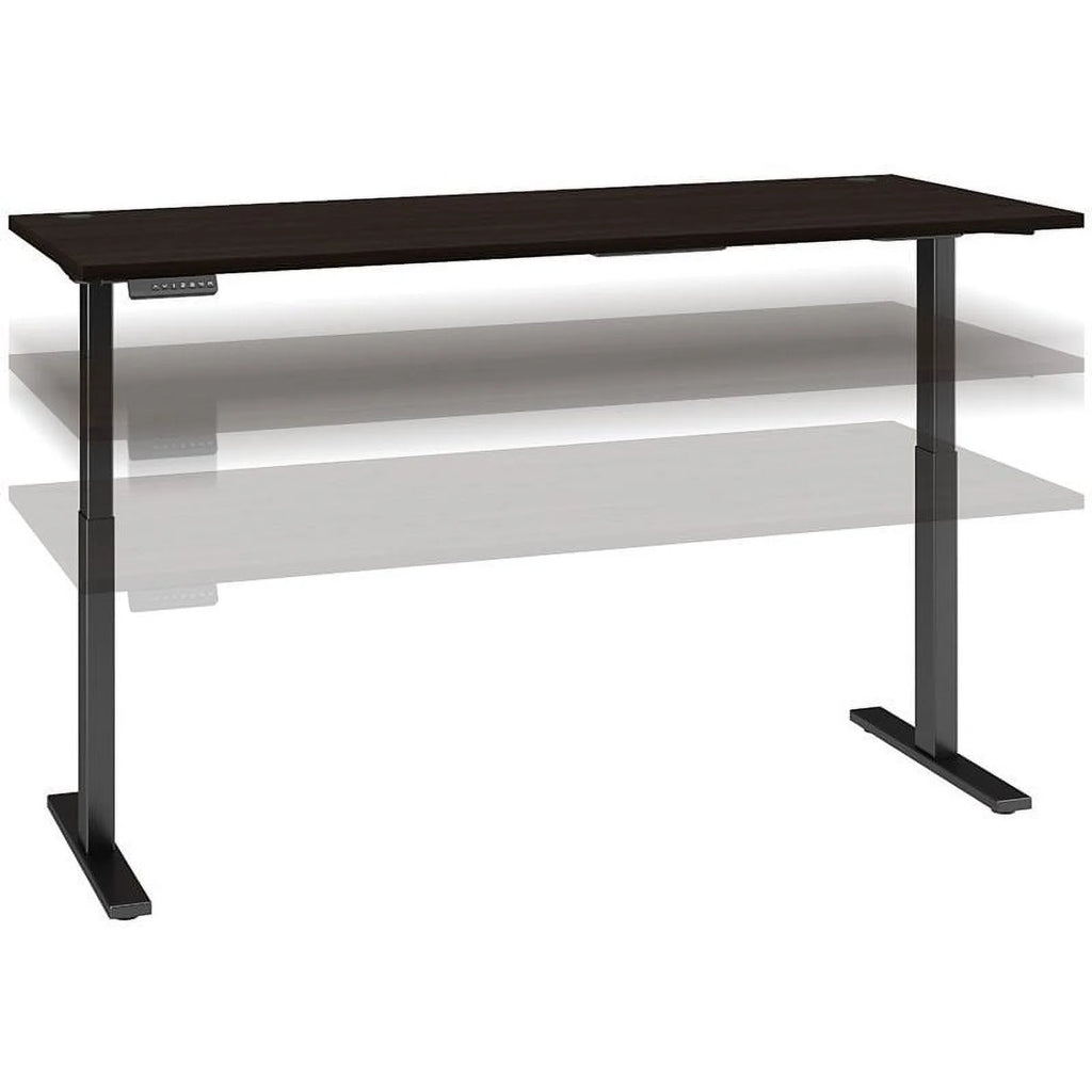 Height Adjustable Desk in Black Walnut E131316