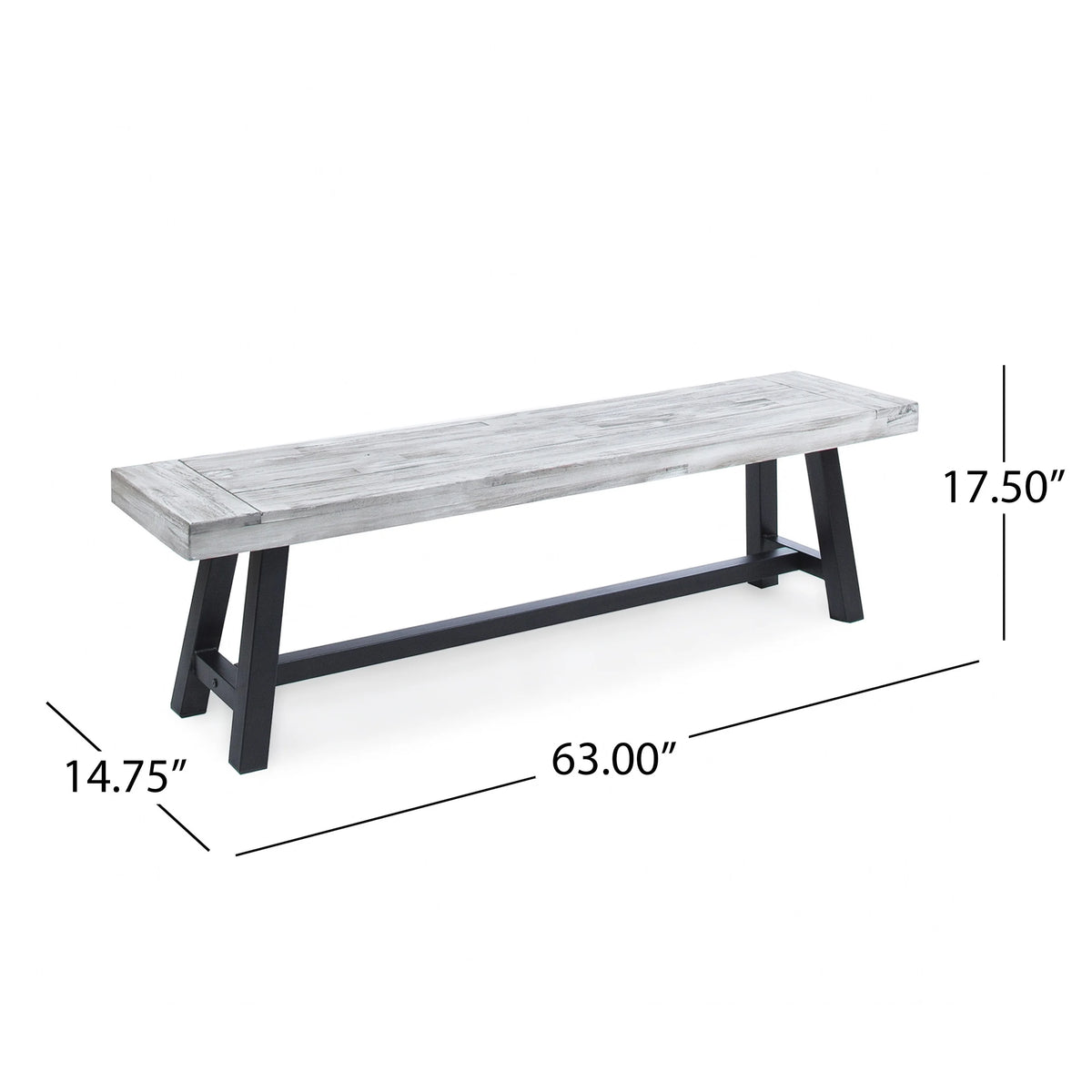 Outdoor Acacia Wood Bench G3240
