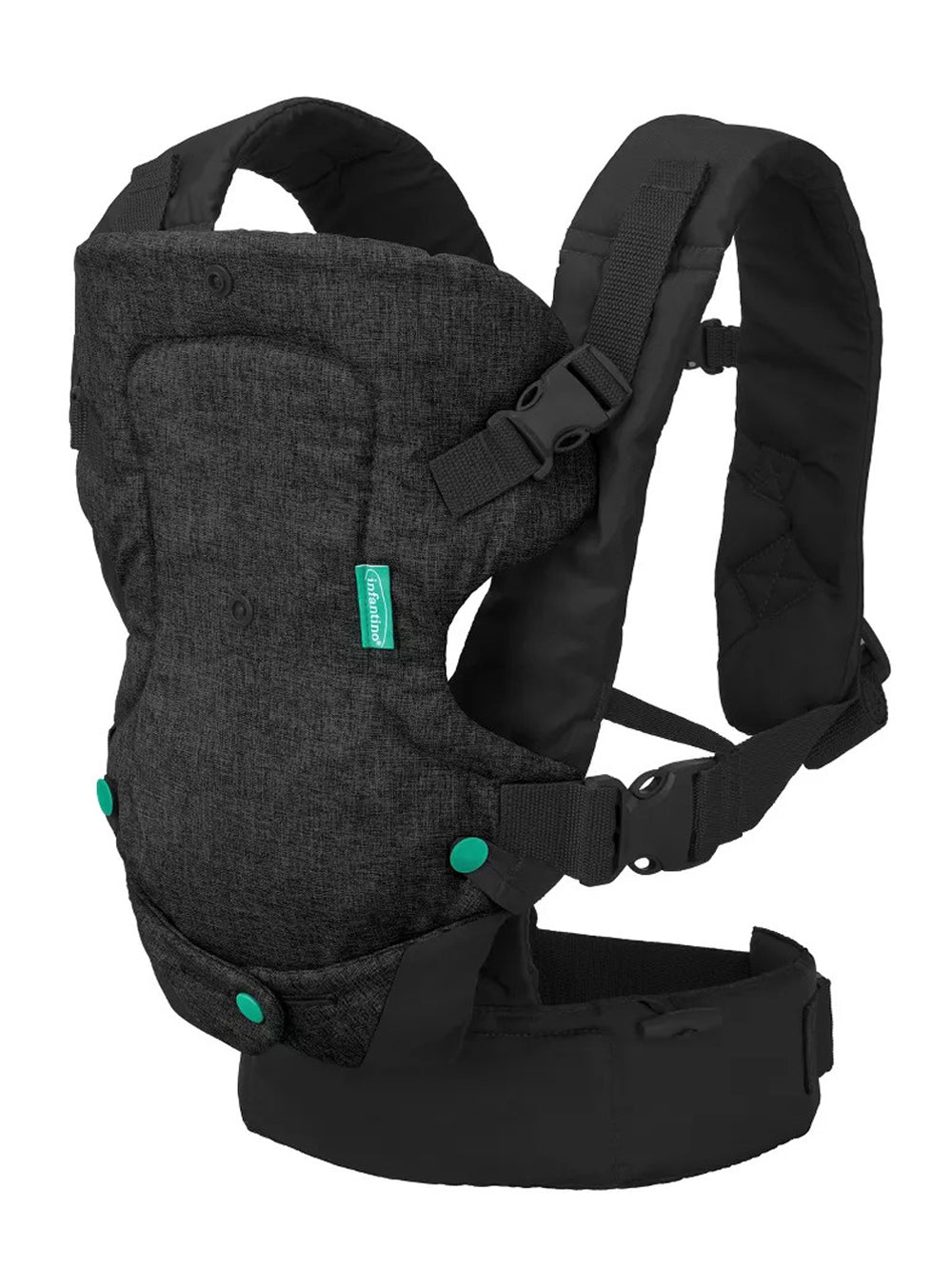 Black 4-In-1 Convertible Baby Carrier E409