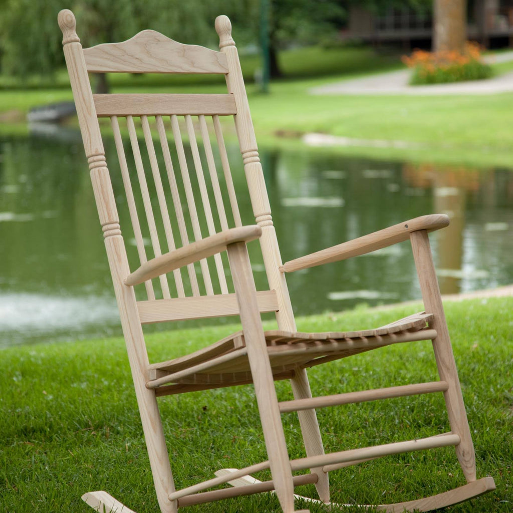 Antique White Wood Rocking Chair L180784