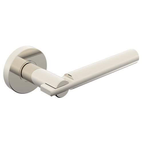 Satin Brass and Brown Left Handed Lever Only B59280