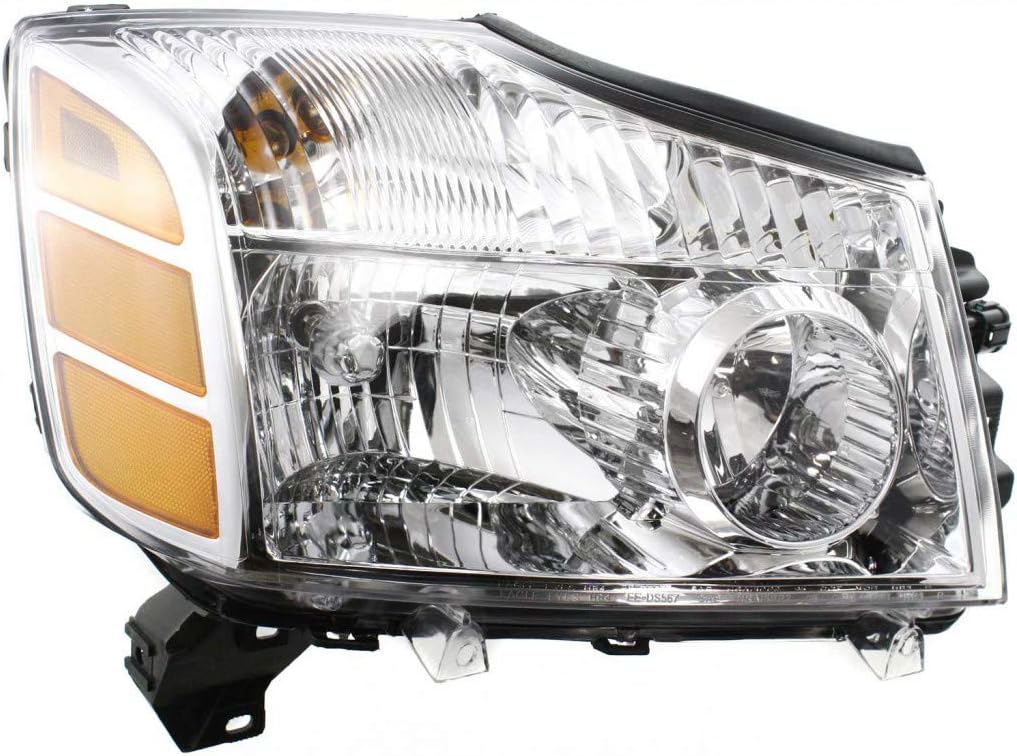 Passenger Side Halogen Headlight for Nissan Armada 2005 2006 2007 H961899