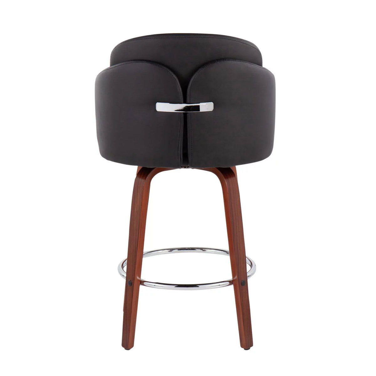 Faux Leather Counter Stools Set Of 2 L18618