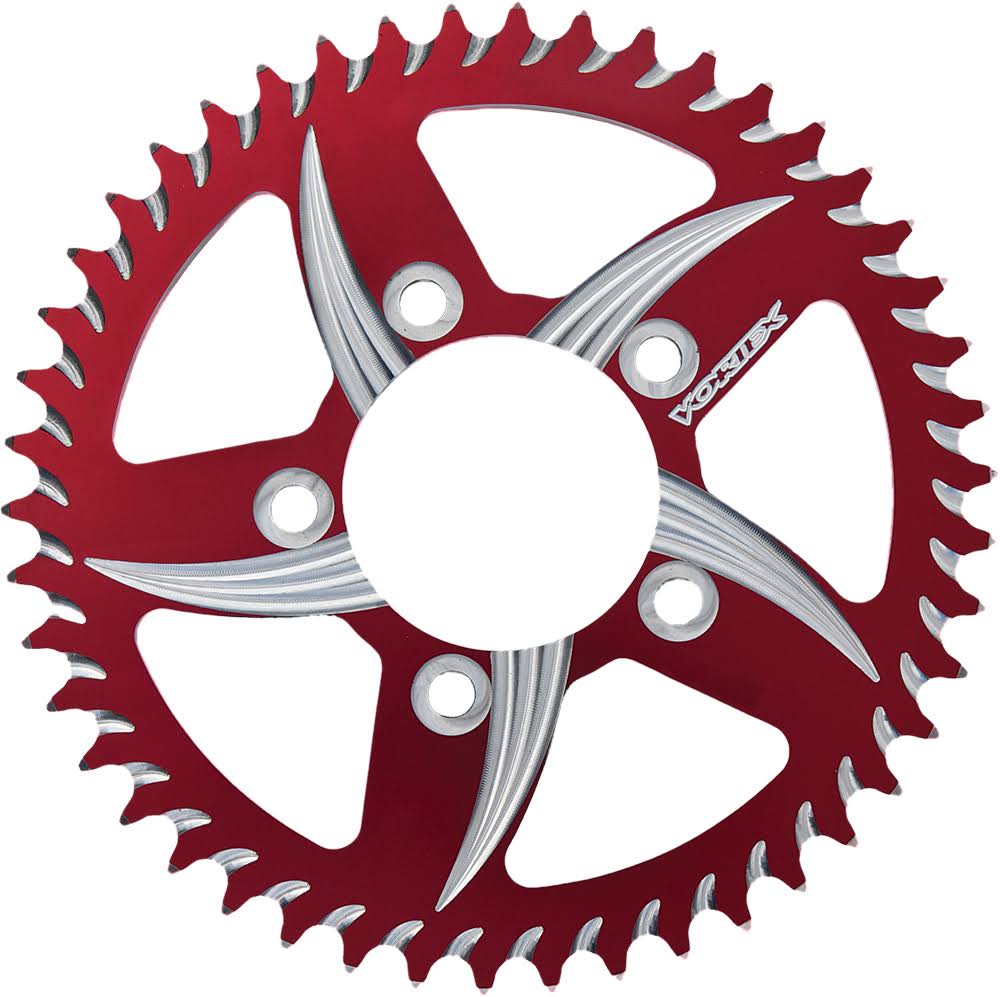 Red 40T Aluminum Rear Sprocket Y90187