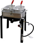 18 QT Dual 2 Basket Propane Deep Fryer H490335