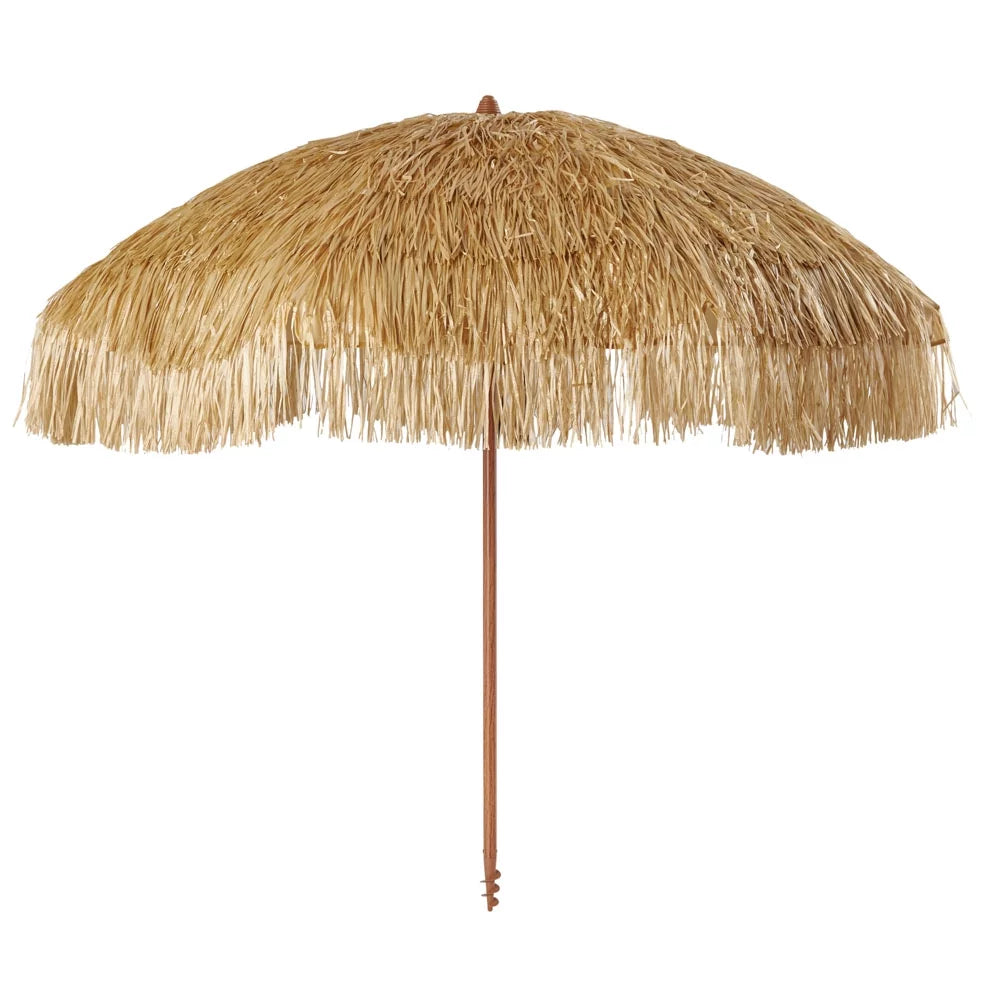 6 feet Beach Umbrella with Sand Anchor O819498