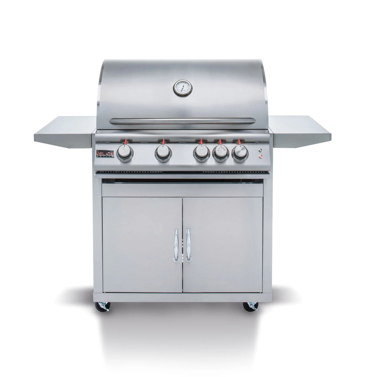 4-Burner Built-In Natural Gas Grill with Grill Cart M89918