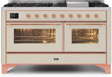Antique White Dual Fuel Natural Gas Range H213266