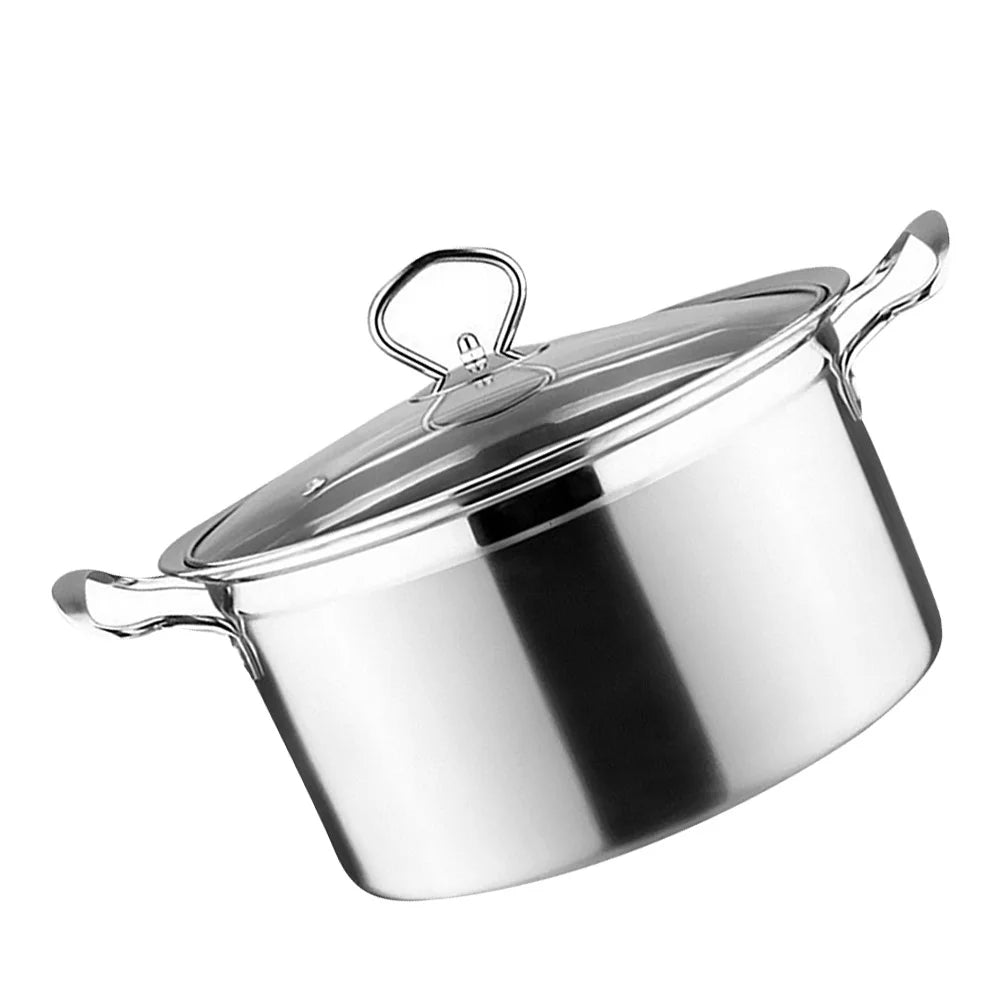 1Pc Stainless Steel Milk Pot Soup Pot Hot Pot T977408