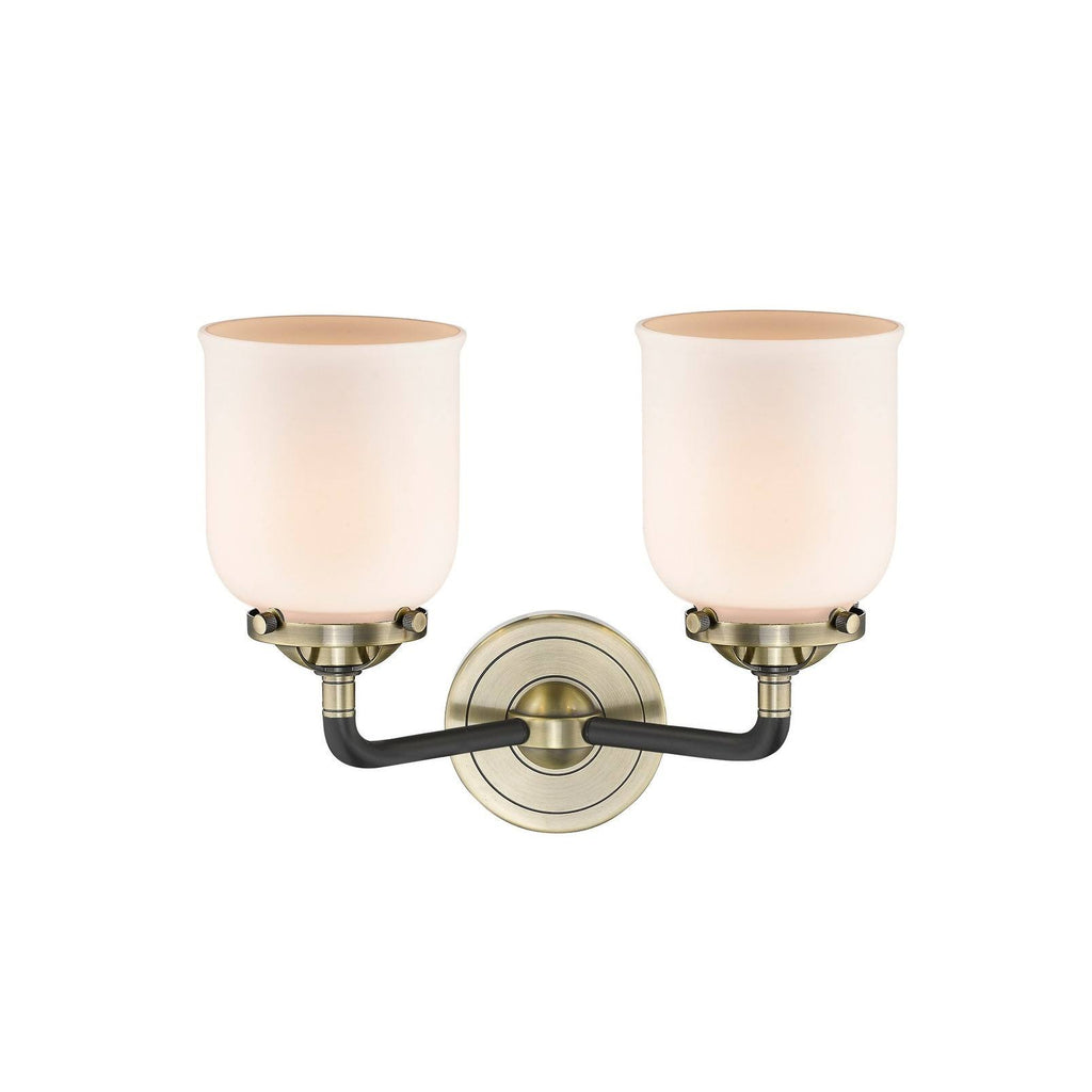 13 inch 2 Light Bath Vanity Oil Rubbed Bronze with Seedy Glass U61563