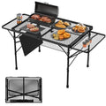 Folding Grill Table with Adjustable Height D261830