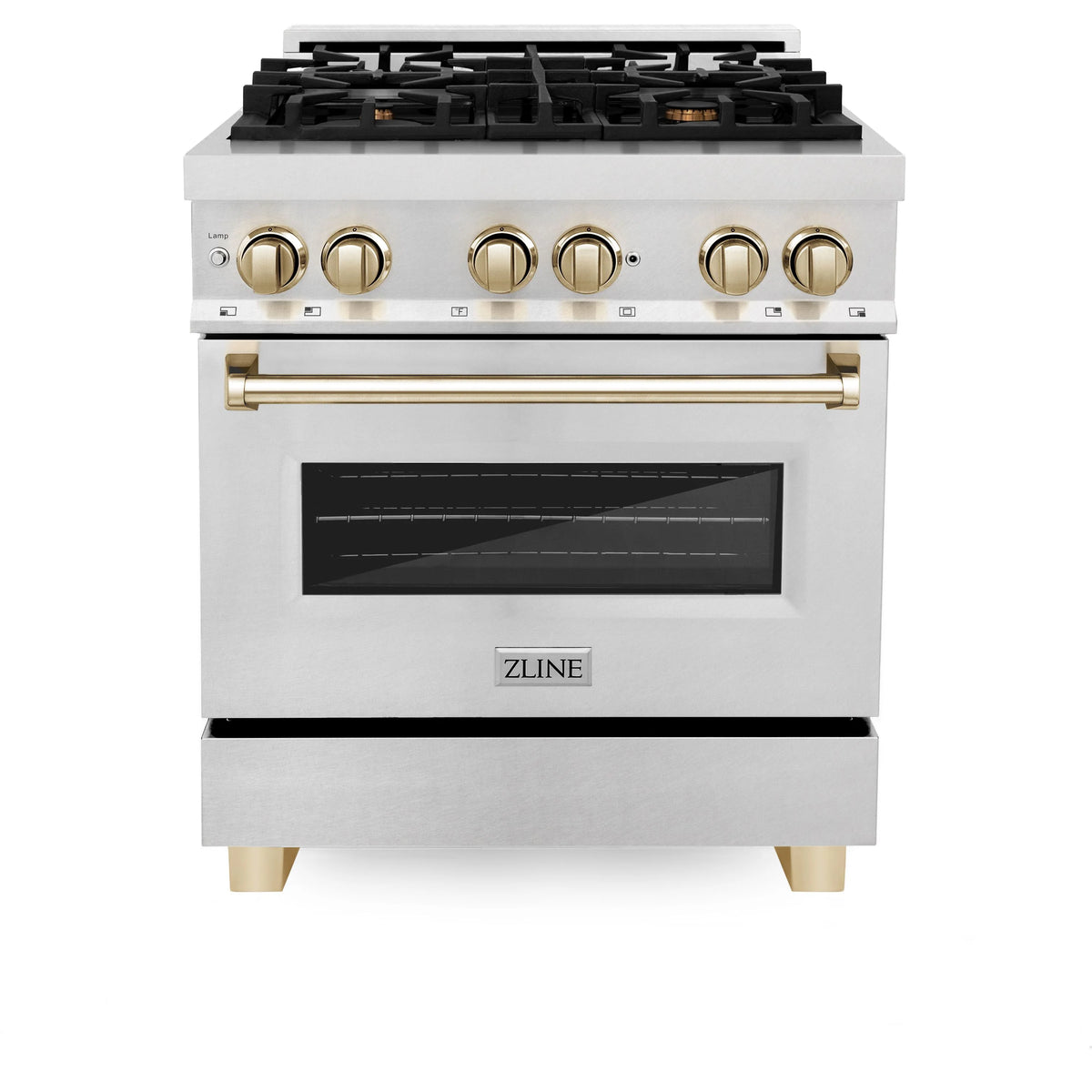 30 in. Gas Burner Electric Oven Range Stainless Steel P74752