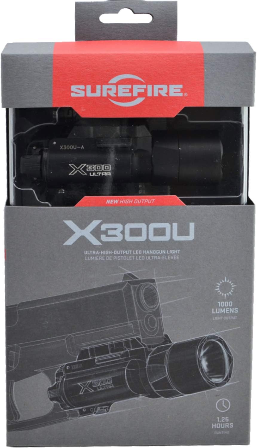 1000 Lumens LED Weapon Light with 12 Extra CR123A and 3 Battery Cases D245420