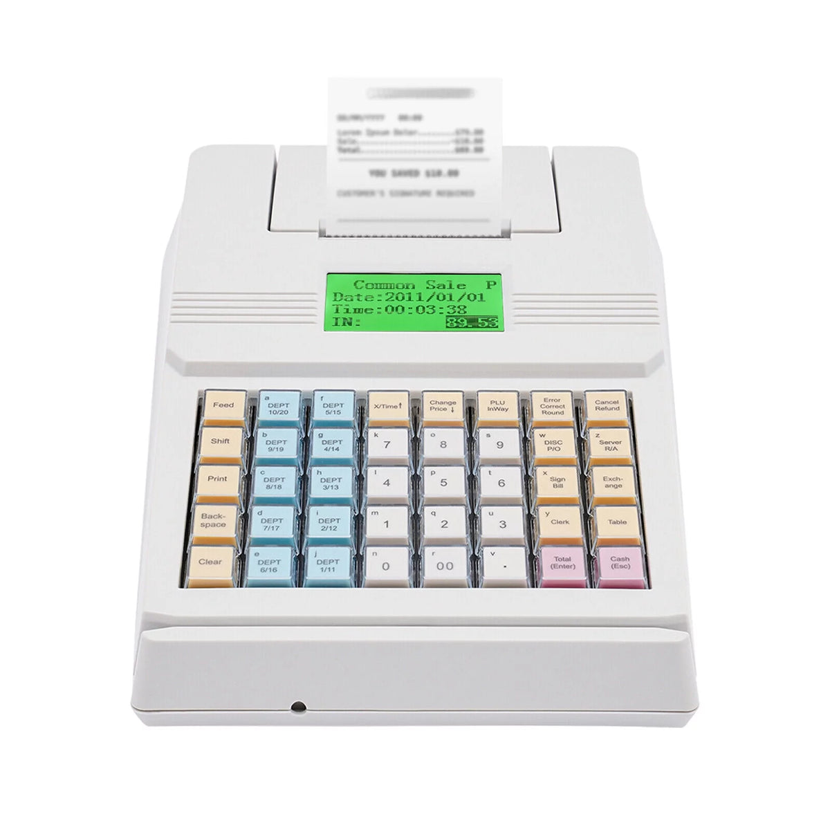 LED Electronic Cash Register 48 Keys H4002