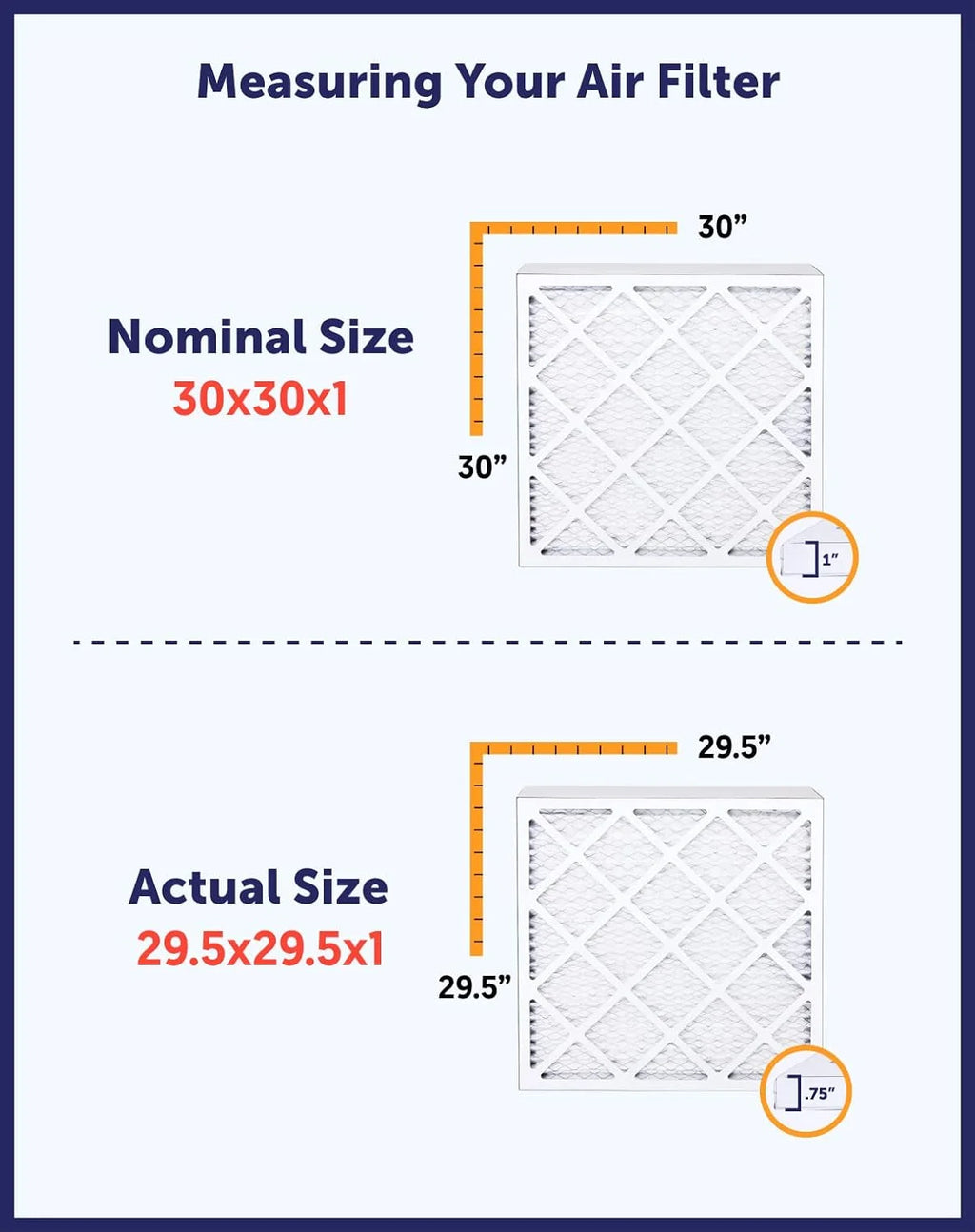 6x66x1a MERV 8 Pleated HVAC Air Filter 4-Pack P770