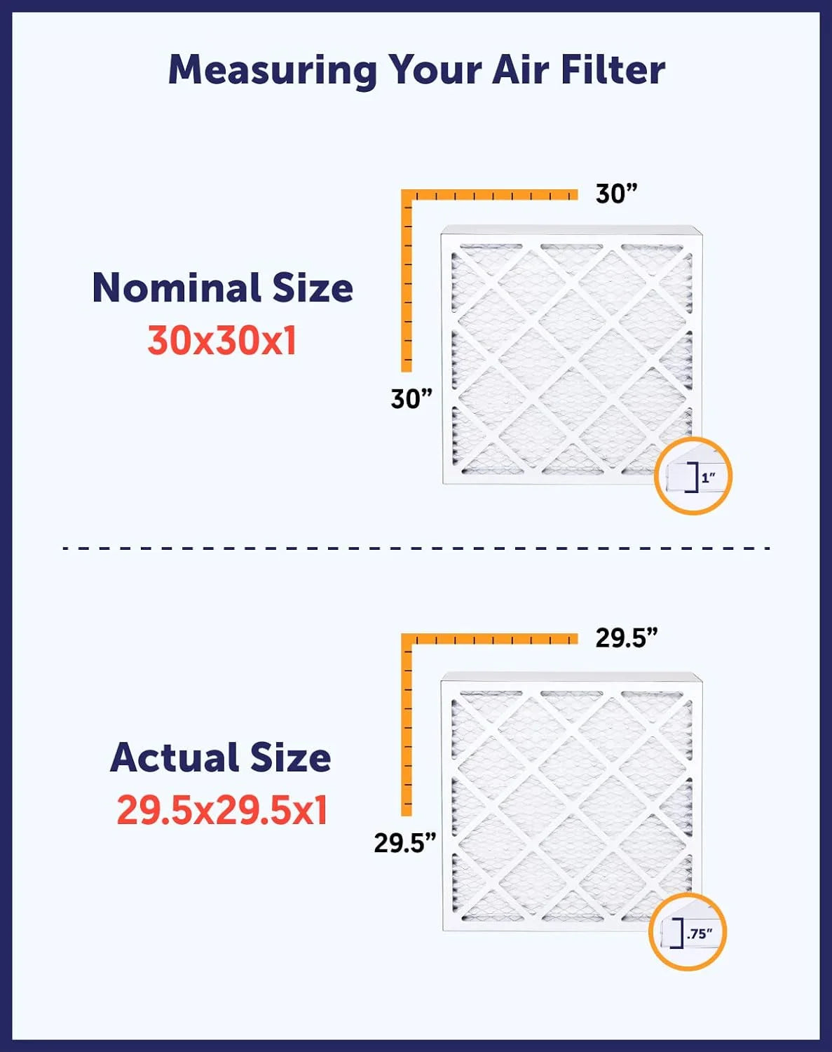 6x66x1a MERV 8 Pleated HVAC Air Filter 4-Pack P770