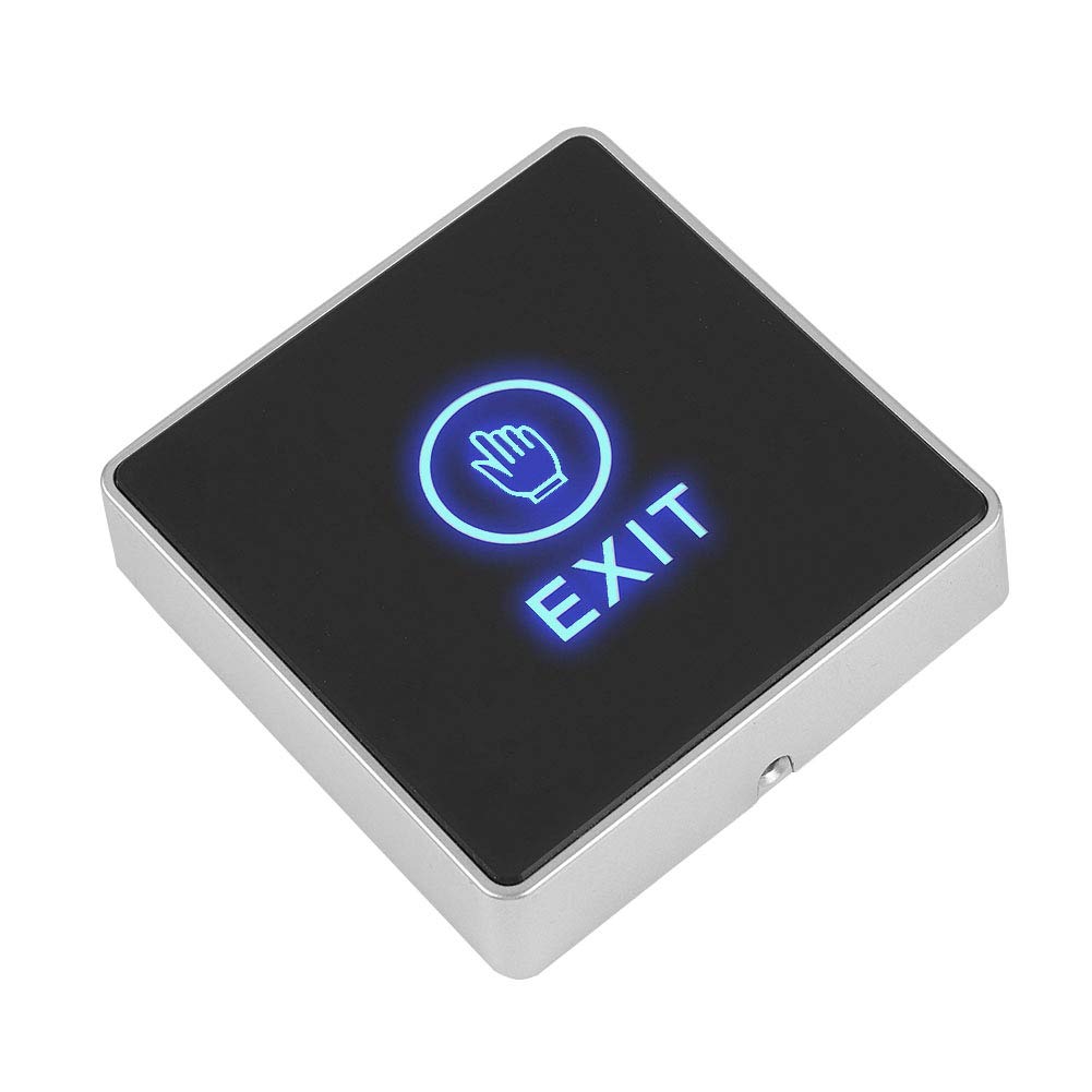 Door Touch Exit Release Button Switch Panel with Blue Indicator Light S1094