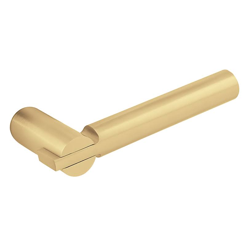 Satin Brass and Brown Left Handed Lever Only B59280