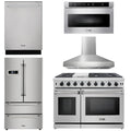 48 in. Propane Gas Range, Range Hood, Dishwasher, Refrigerator, Microwave Drawer M329033