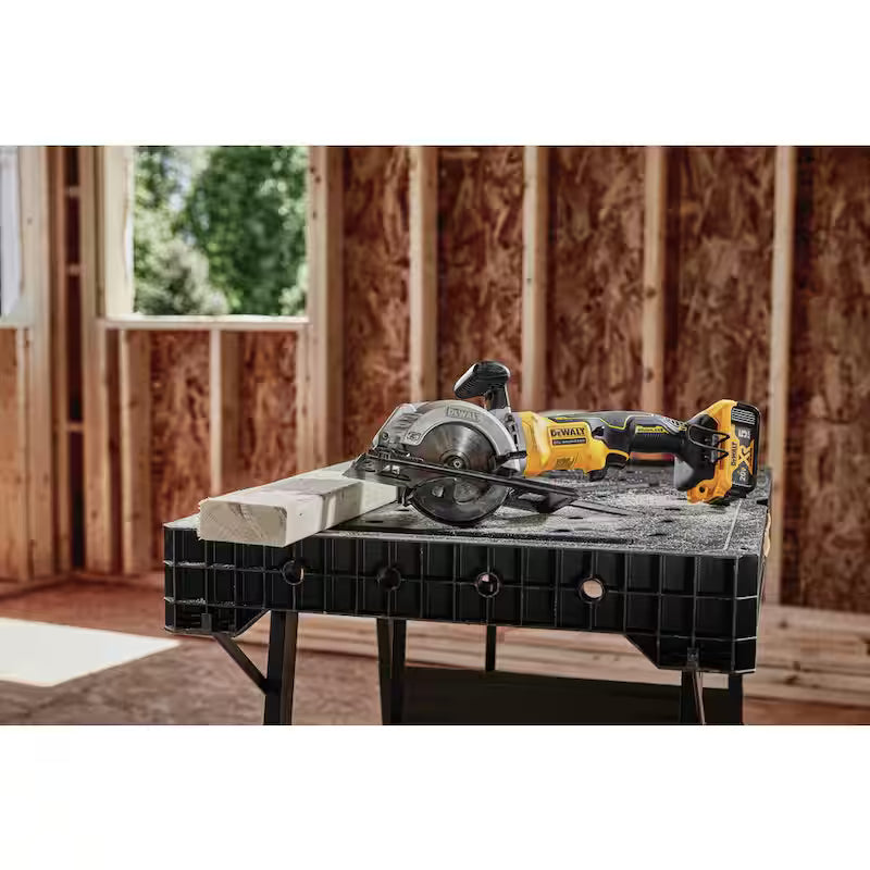 Cordless Brushless 4-1/2 in. Circular Saw with 20V Lithium-Ion 5.0Ah Battery H42837