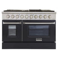48 in. Natural Gas Range with Black Door S5291