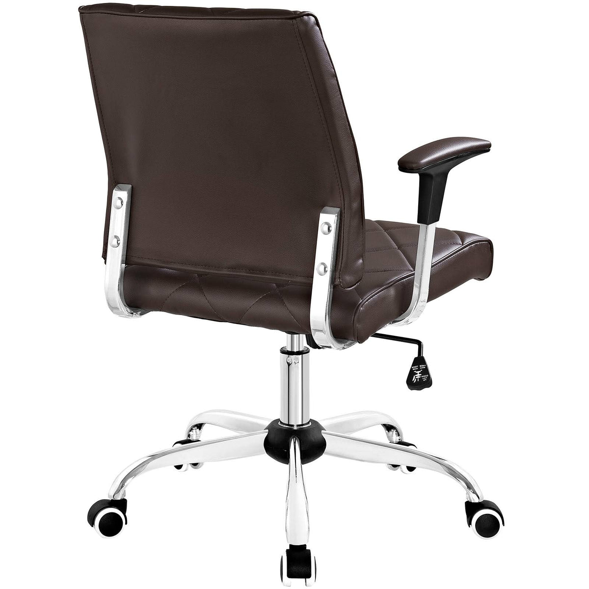 Brown Vinyl Office Chair F269564