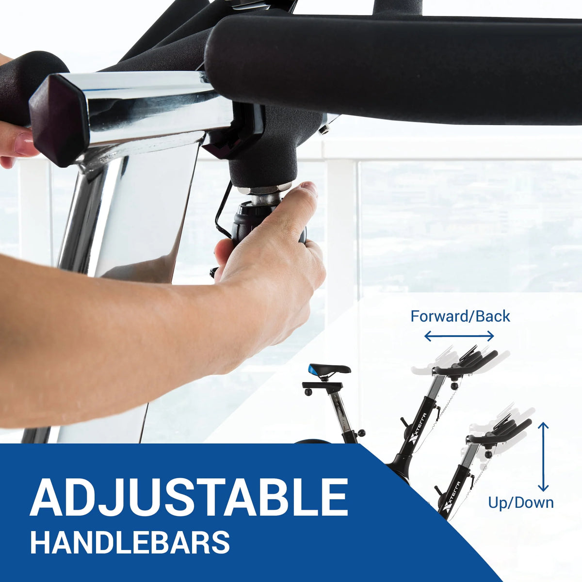 Indoor Cycling Exercise Bike with 8 Resistance Levels M4388