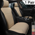 Beige PU Car Seat Covers for Front Seats T4459