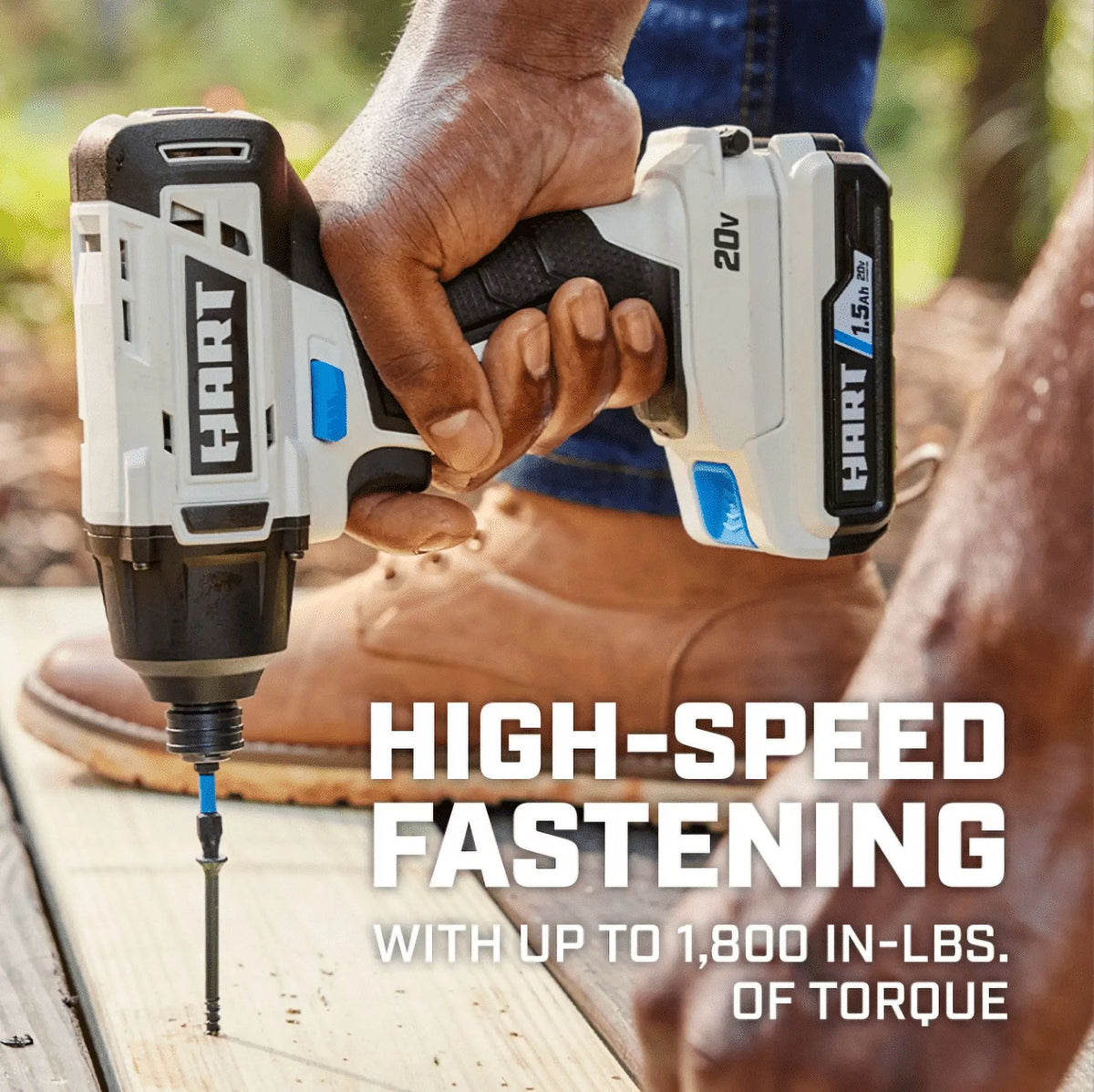 20-Volt Cordless Impact Driver Kit with 1.5Ah Lithium-Ion Batteries L9355