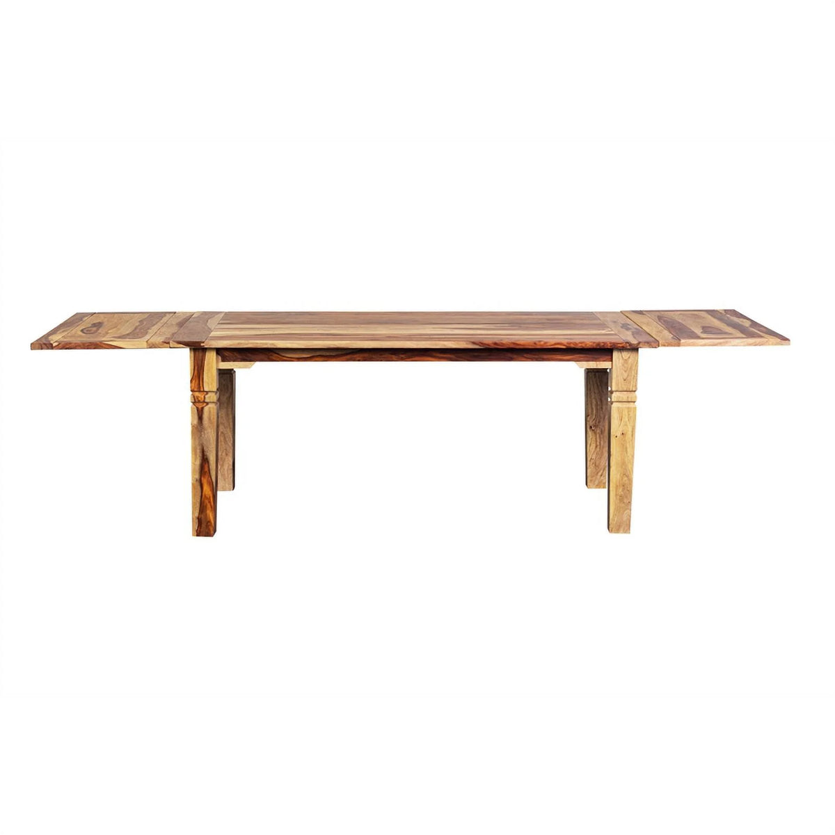 Solid Wood Rectangular Dining Table with Extension Leaves E25545